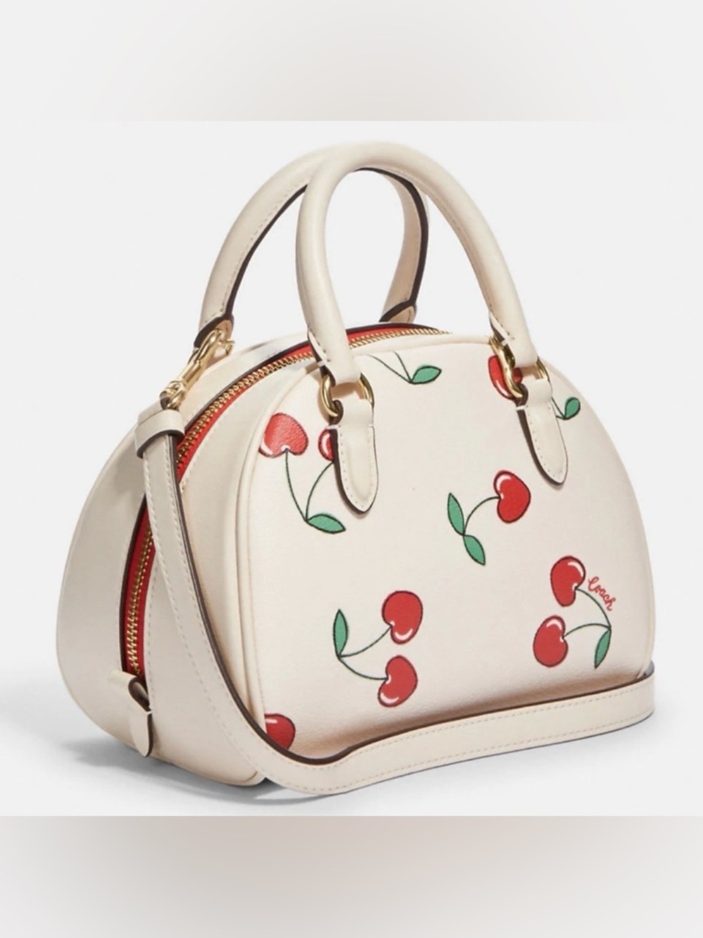 Coach 🍒 Cherry & Purse New With Tags - Picture 3 of 10